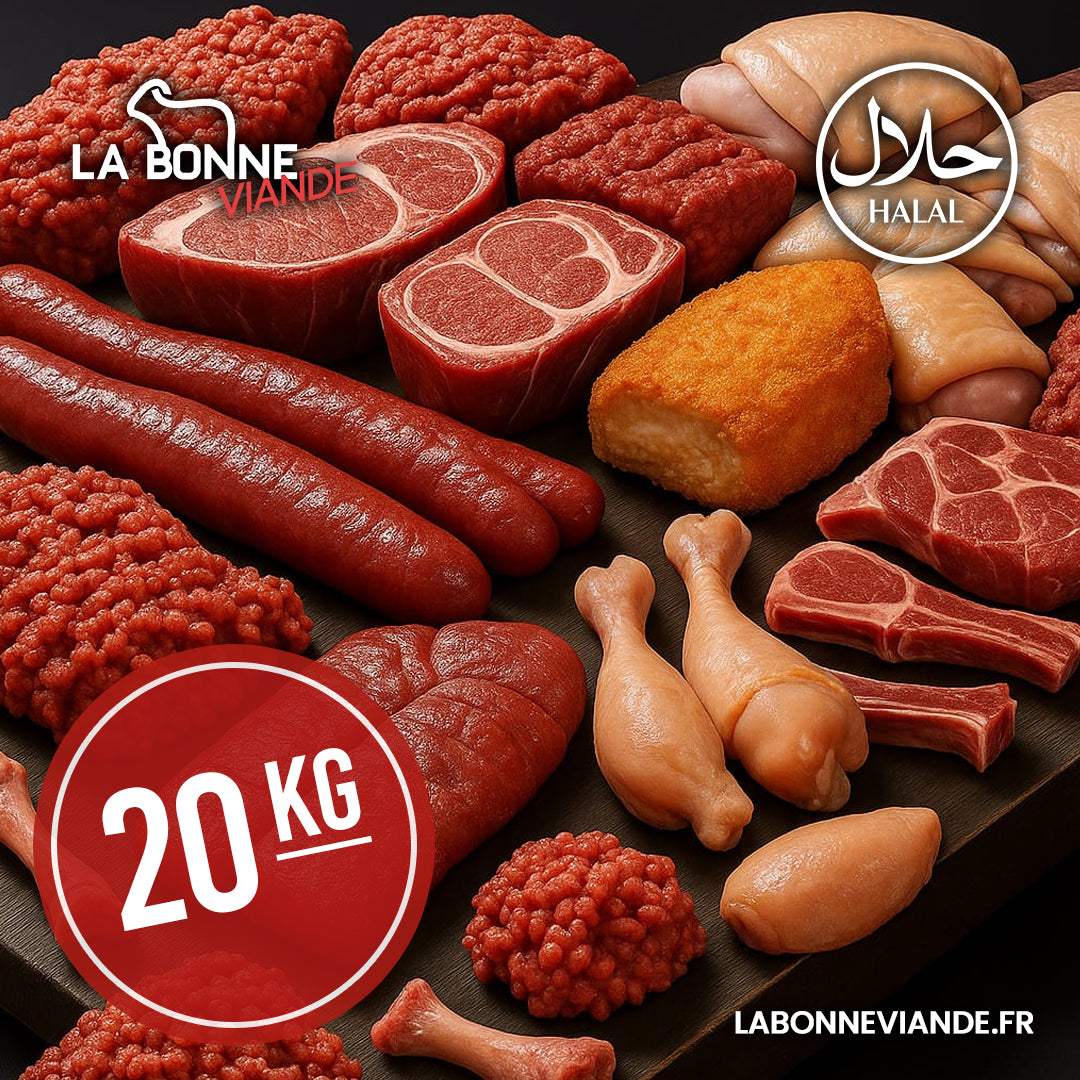 Box Family 20kg Viande Halal
